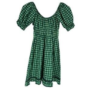 ghanda green floral dress Meadow Maxi Dress